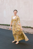 Janette in Floral maxi Dress